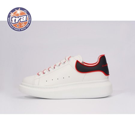 Alexander McQueen Oversized White Black Red Outline SIZE: 35-45