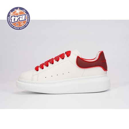 Alexander McQueen Oversized white Red SIZE: 35-45