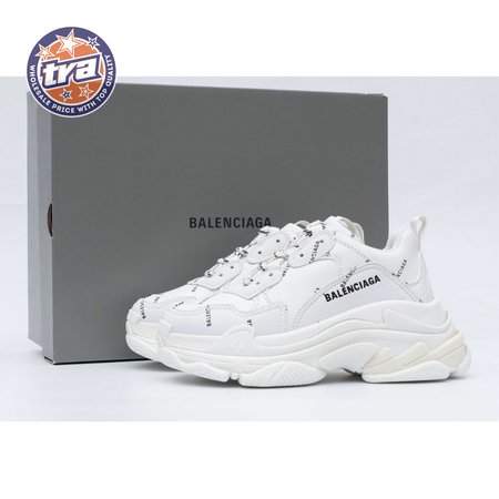 Balenciaga Triple S Allover Logo White (W) SIZE: 35-45