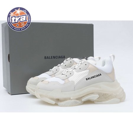 Balenciaga Triple S Clear Sole White 35-45