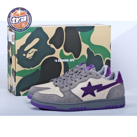 Bape Sk8 Sta Grey Purple 40-45
