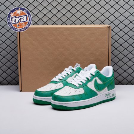 Nike Air Force 1 Low By Virgil Abloh White Green Men's