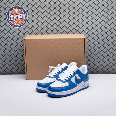 Nike Air Force 1 Low By Virgil Abloh White Royal Unisex
