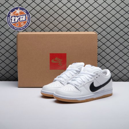 Nike SB Dunk Low Orange Label White Black Unisex