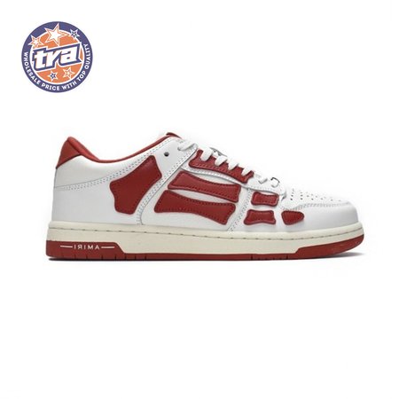AMIRI Skel Top Low Whtie Red 40-46