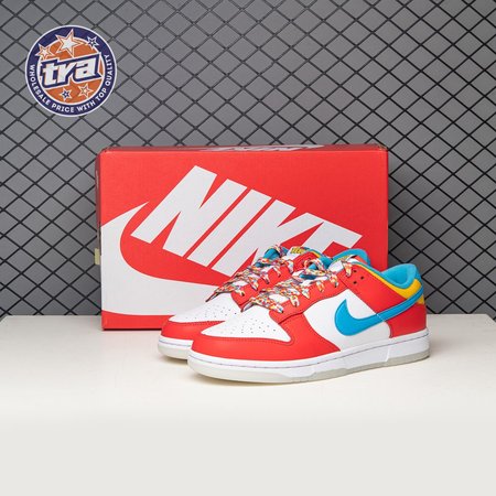 Nike Dunk Low QS LeBron James Fruity Pebbles DH8009-600 Unisex