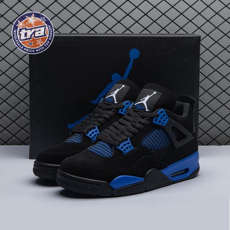 Jordan 4 Retro Black Blue Men's