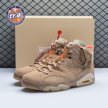 Travis Scott x Air Jordan 6 Retro 'British Khaki' Men's