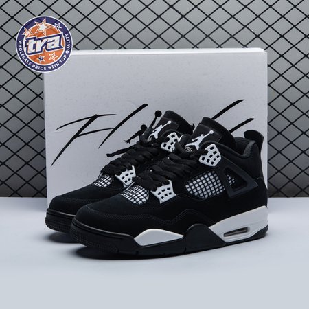 Air Jordan 4 Retro White Thunder FQ8138 001 Unisex