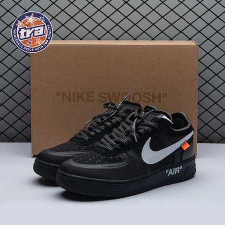 Nike Air Force 1 Low Off-White Black White AO4606 001 Unisex