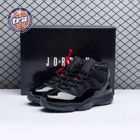 Air Jordan 11 "Black Red Grey" Men's