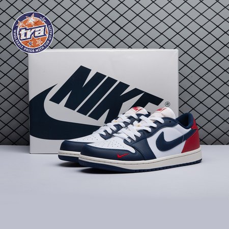 Air Jordan 1 Low OG 'Gym Red & Midnight Navy' HQ2993-100 Unisex
