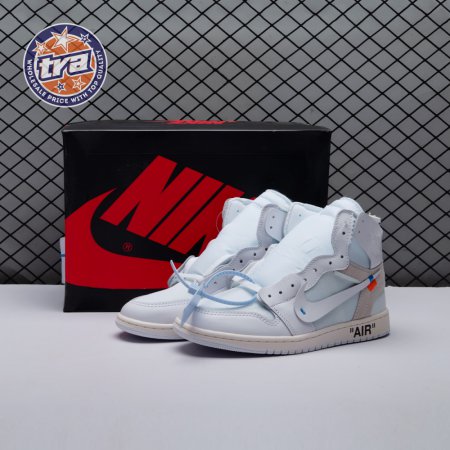 Off-White x Air Jordan 1 Retro High OG BG 'White' 2018 Unisex