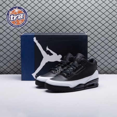 Jordan 3 x Fragment Design Black White DA3595 001 Men's