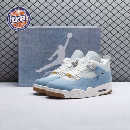 Jordan 4 Retro TEX Denim Worn Blue IB6716-100 Unisex