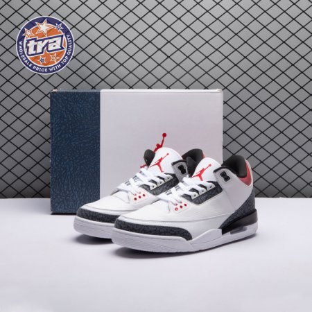 Air Jordan 3 Retro Denim SE 'Fire Red' Men's