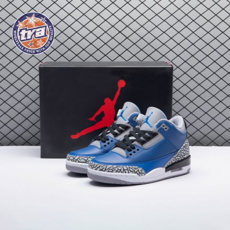 Jordan 3 Retro Varsity Royal Cement CT8532-400 Men's