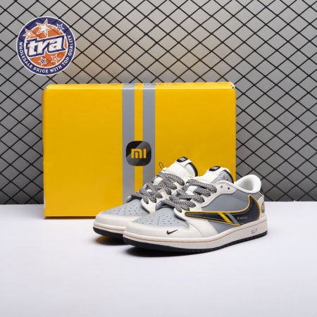 Travis Scott x Fragment Design x Air Jordan 1 Low OG SP AJ1 Su7-Ultra XX3168-162 Unisex