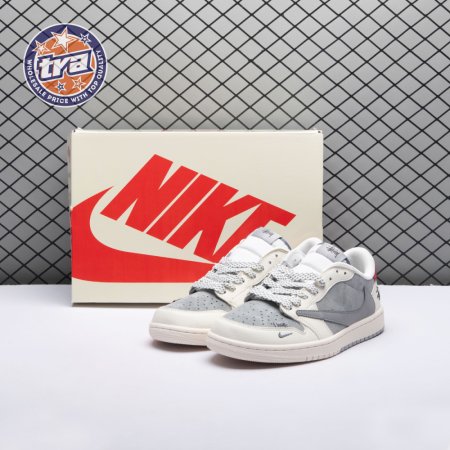 Travis Scott x Fragment Design x Jordan Air Jordan 1 Low OG SP SJ2068-130 Unisex