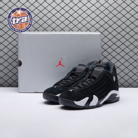 Jordan 14 Retro Black White 487471-016 Men's
