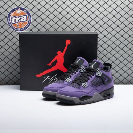 Air jordan 4 x Travis Scott Purple Unisex