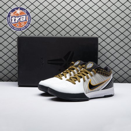 Nike Kobe 4 Protro White Black Del Sol AV6339-101 Men's