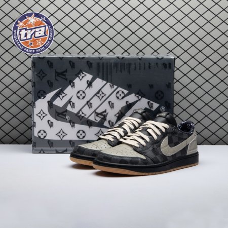 Jordan 1 Low x VL Grey and Black DZ2505-001 Men's