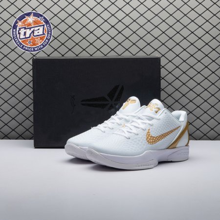 Nike Kobe 6 Protro White Gold CW2190-101 Men's