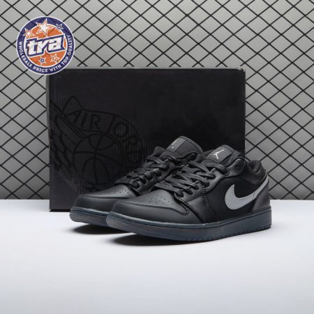 Jordan 1 Low Black White Dark Smoke Grey HV5968-001 Unisex