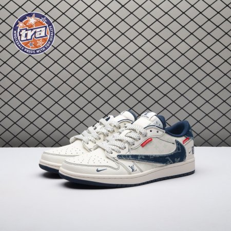 Travis Scott x VL x Jordan 1 Low CX5050-Y16 Unisex