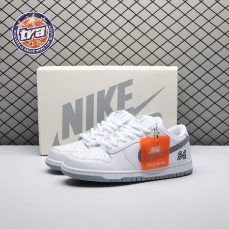 Nike SB Dunk Low 94 White Metallic Silver HQ8487-100 Unisex