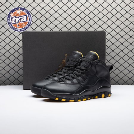 Air Jordan 10 Black Yellow HJ6779-001 Men's