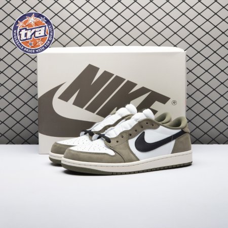 Jordan 1 Retro Low OG Medium Olive HQ6998-200 Unisex
