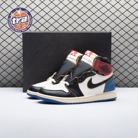 Jordan 1 Retro High OG SP Fragment x Union LA Varsity Red Sport Royal IO7847-002 Unisex