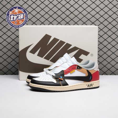 Travis Scott x OFF-WHITE x Air Jordan 1 XZ6868-005 Unisex